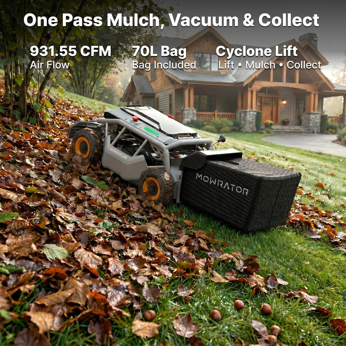 S1 4WD 18Ah Remote Control Lawn Mower, 21-Inch, 37° Slope