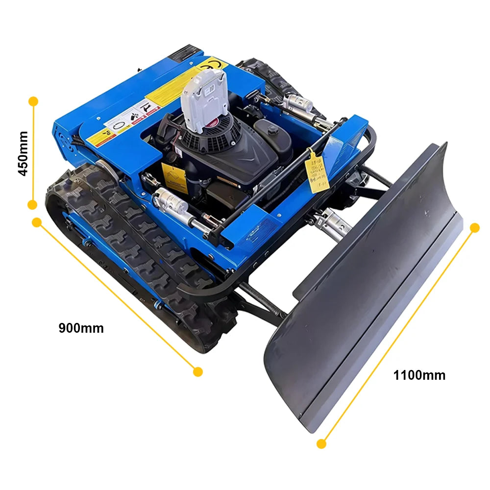 ZSKJ New Winter Snow Shoveling Special Fully Automatic Remote Control Intelligent Crawler Orchard Lawn Smart Lawn Mower