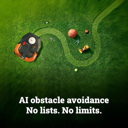 WORX Robot Lawn Mower for 1/2 Acre, No Perimeter Wire, WR320