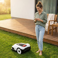 Robot Lawn Mower NO Wire - 0.9 Acre, Full Band Rtk+4-Eye Vision Robotic Lawnmower, Automatic Mapping, 30 Multi-Zone Management, Accurate Obstacle Avoidance, Intelligent Anti-Theft, APP Control — Lifestyle