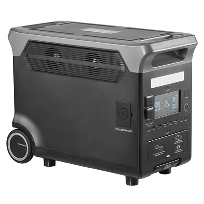 Uimoso Portable Power Station Solar Generator 3600W 3840Wh with 10 Output Ports