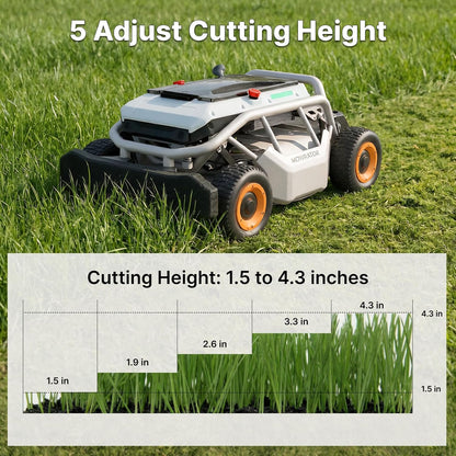 S1 4WD 18Ah Remote Control Lawn Mower, 21-Inch, 37° Slope