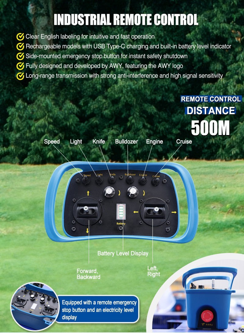 Robot Lawn Mower Sale! 22In Remotecontrol Lawn Mower Gasoline Free Shipping