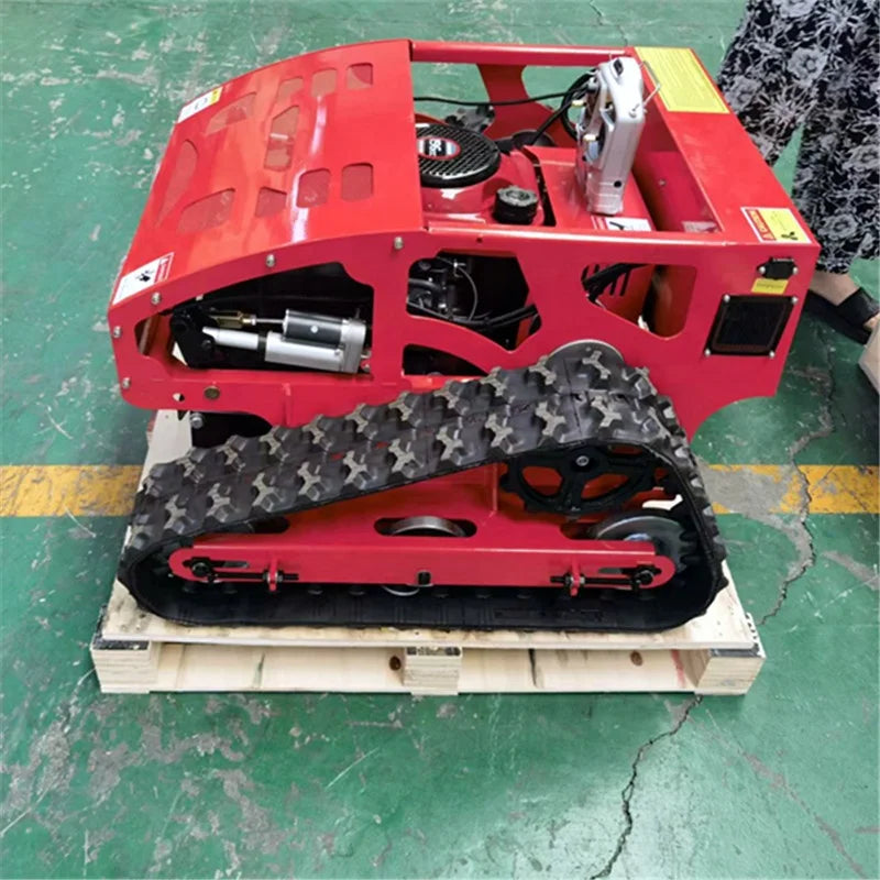Green Opener Factory Grass Mower 9.5HP Remote Control Crawler Lawn Mower Price