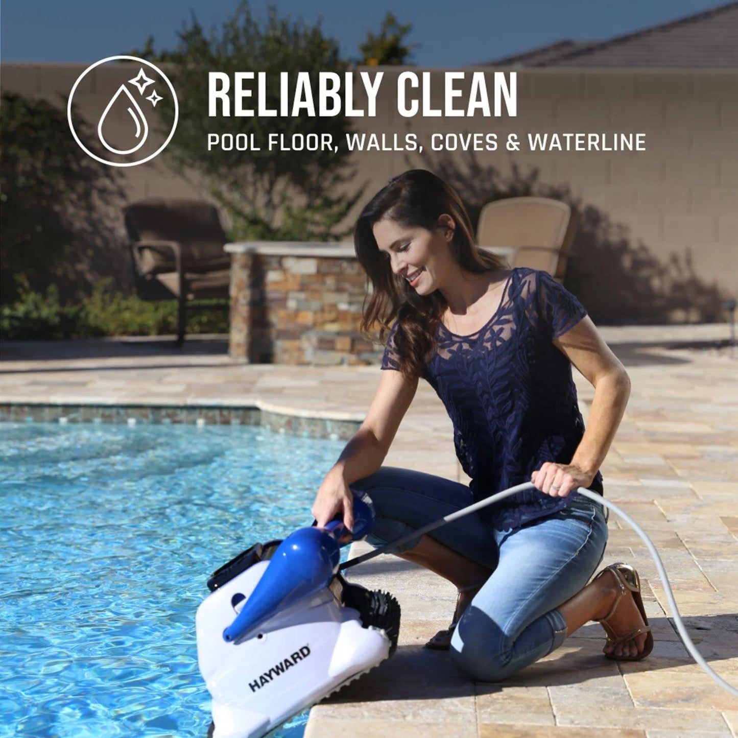 Tigershark Q Automatic Pool Cleaner, 19.7"