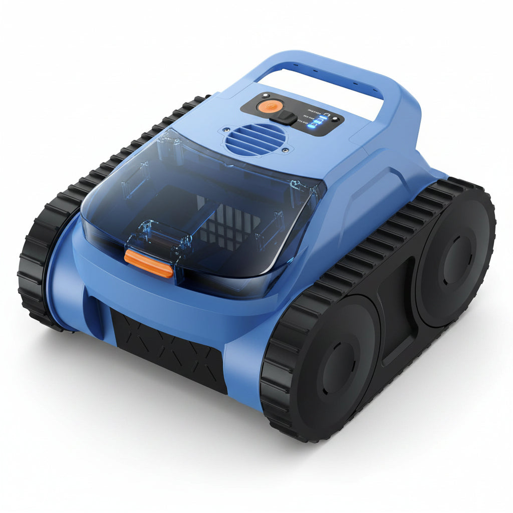 Cordless Robotic Pool Cleaner,Automatic Robotic Pool Vacuum for Inground Pools,Spa Pool Robot Cleaning up to 2150 Sq.Ft for Floor,Wall Climbing,Waterline,4800Gph Suction,180Min Battery Life
