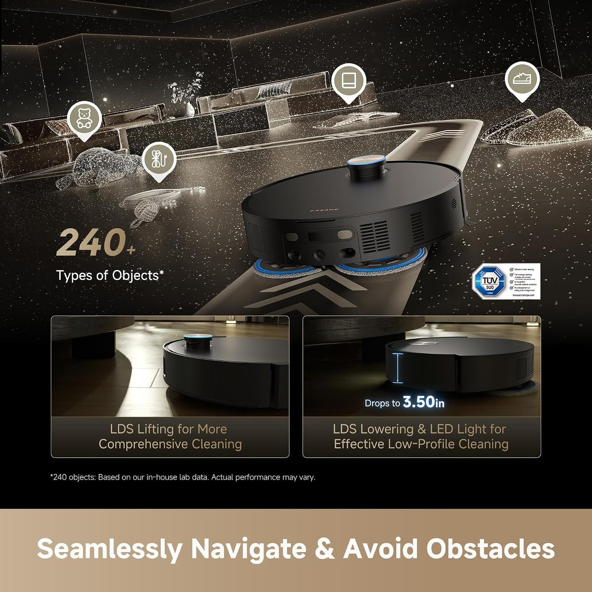 Dreame Matrix10 Ultra Robot Vacuum with LDS 240+ Obstacle Avoidance