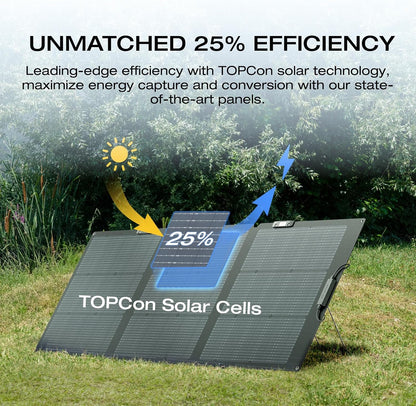 EF ECOFLOW Solar Generator Delta 2 Max with 2X160W Solar Panel