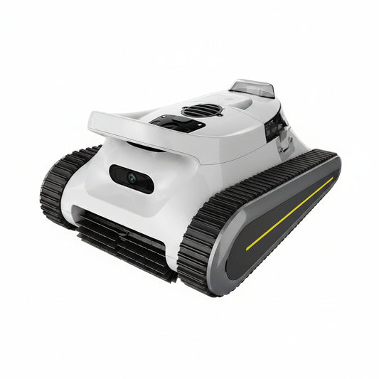 Robotic Pool Cleaner - Pool Vacuum 180W Brushless Motor, 50,000Pa Suction, Wall Climbing, Ai-Powered Path Sonar Navigation, 3 Modes Robot for Inground & Above-Ground Pools up to 2000 Sq. Ft